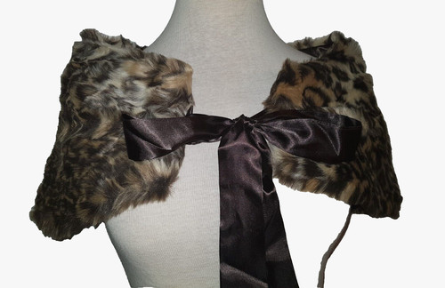 Leo leoparden stola umhang - leoparden,