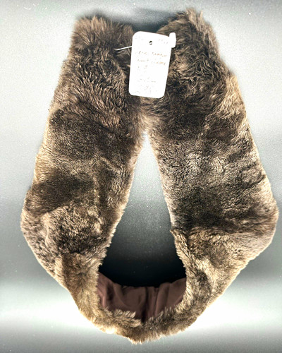 Vintage samtnutria pelzkragen - vintage,