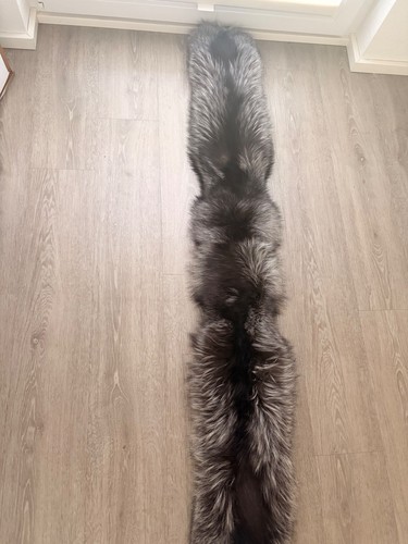 Silberfuchsstola lang - silberfuchsstola,,