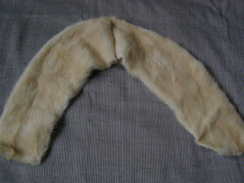 Damen vintage echt pelz - damen,