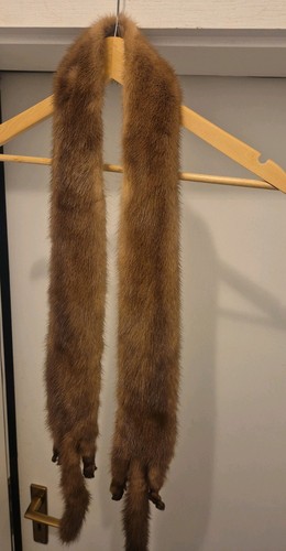 Nerz schal braun tiere - 2,